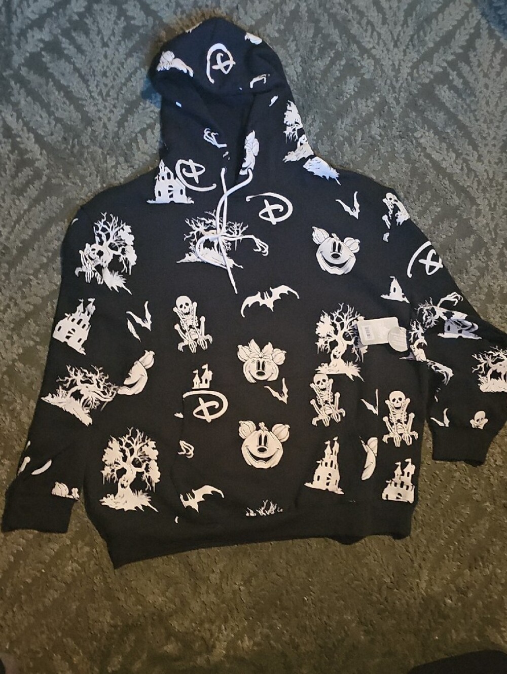Disney Glow In The Dark Halloween Pullover Hoodie
